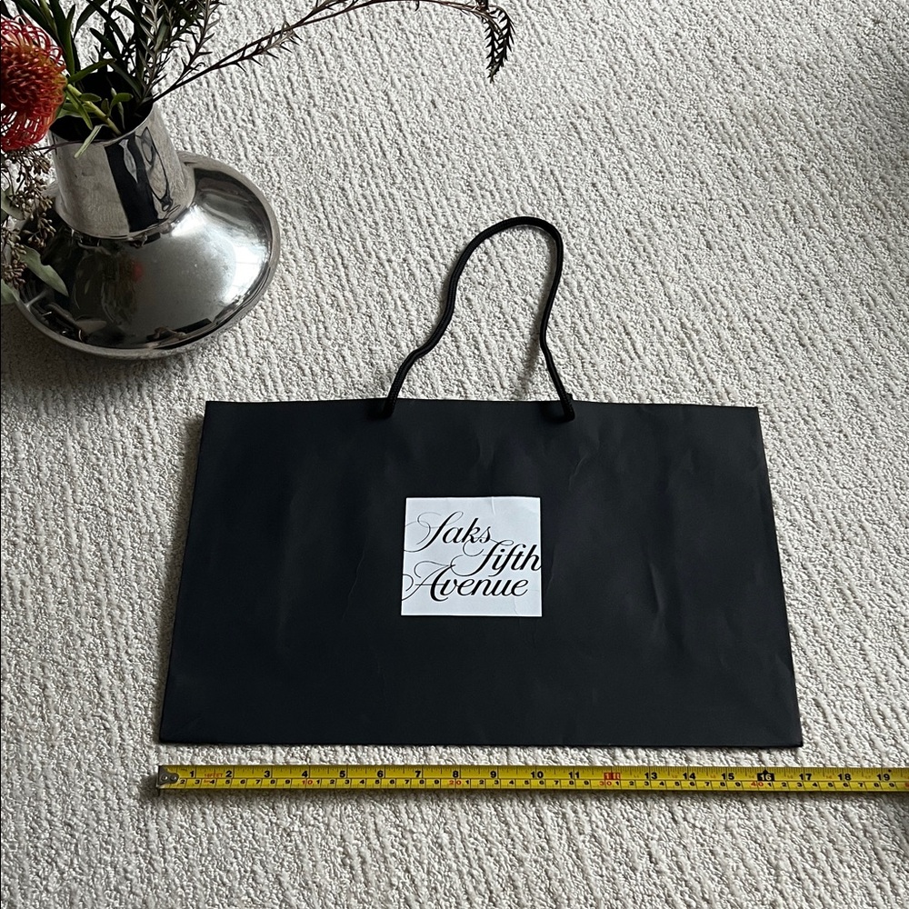 Saks Fifth Avenue Classic Black Tote